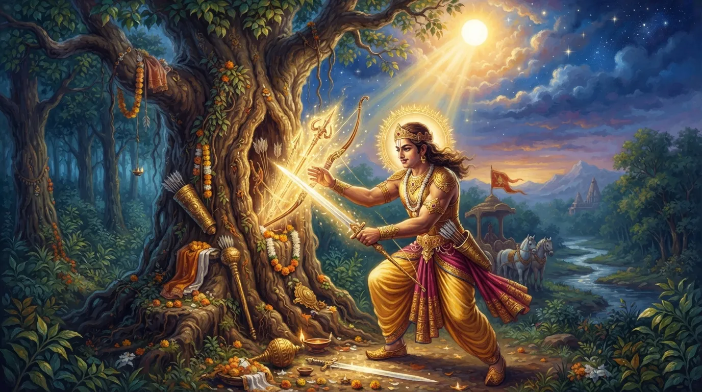 दशहरे पर शस्त्र और शमी वृक्ष की पूजा क्यों? जानें इसका महाभारत कनेक्शन