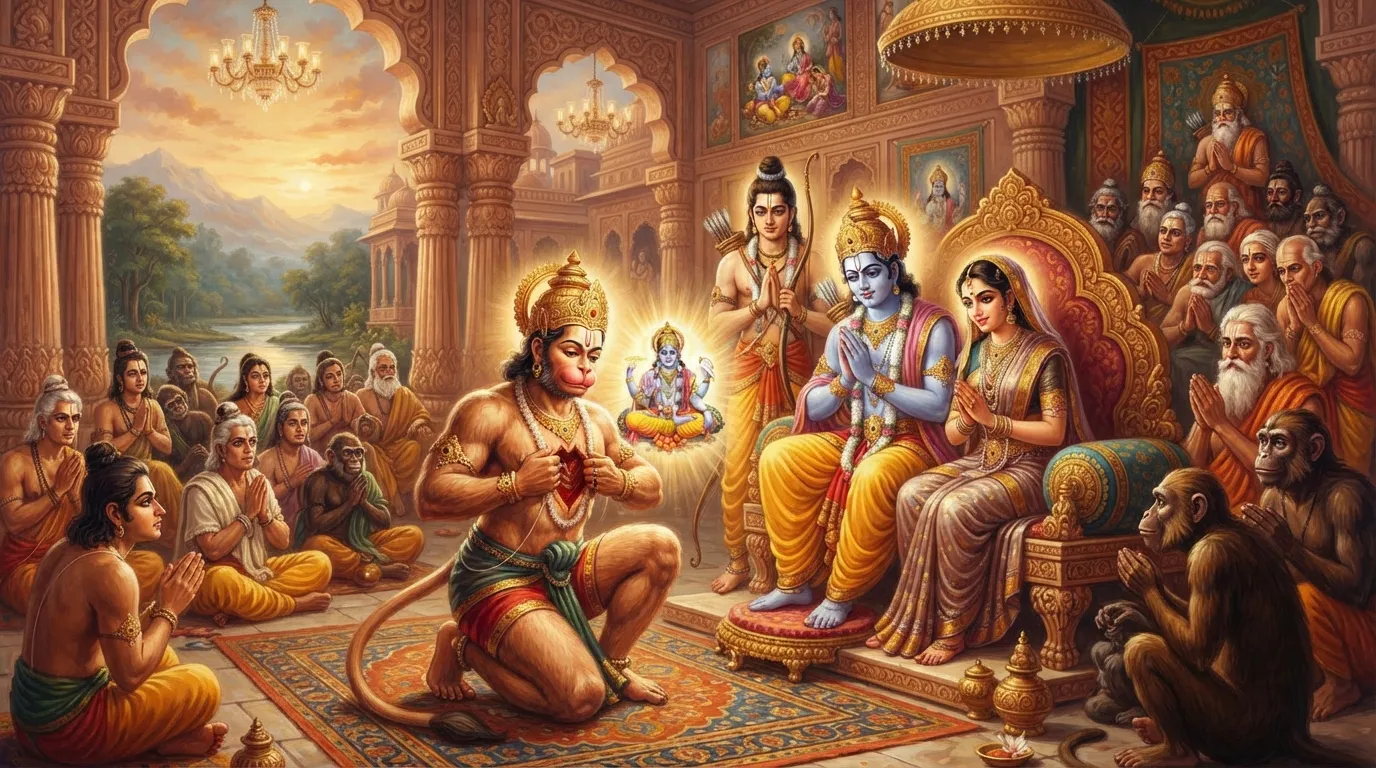 हनुमान ने क्यों चीरा अपना सीना? पढ़ें श्री राम दरबार की अद्भुत कथा