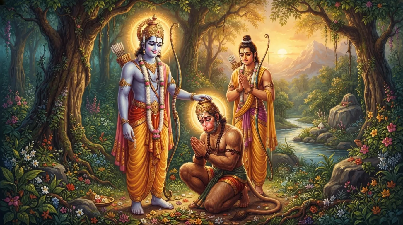 जब हनुमान पहली बार श्रीराम से मिले: एक युग बदलने वाली भेंट