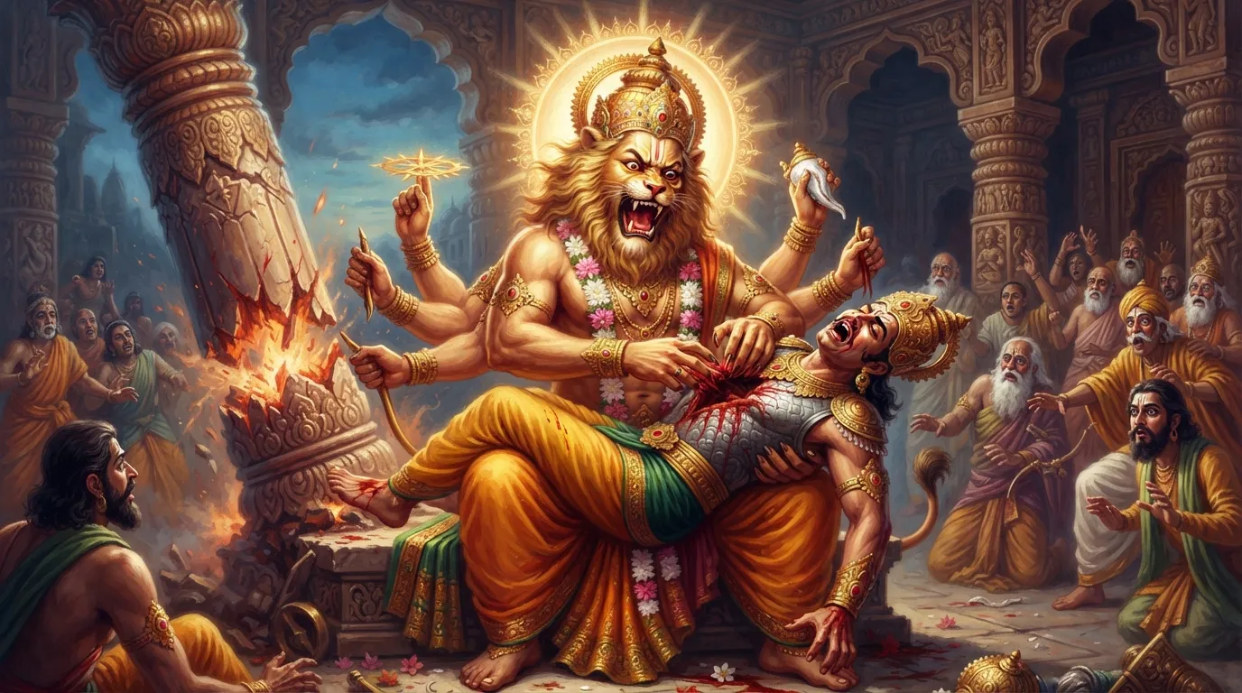 न दिन में मरा, न रात में: नरसिंह अवतार की अद्भुत कथा