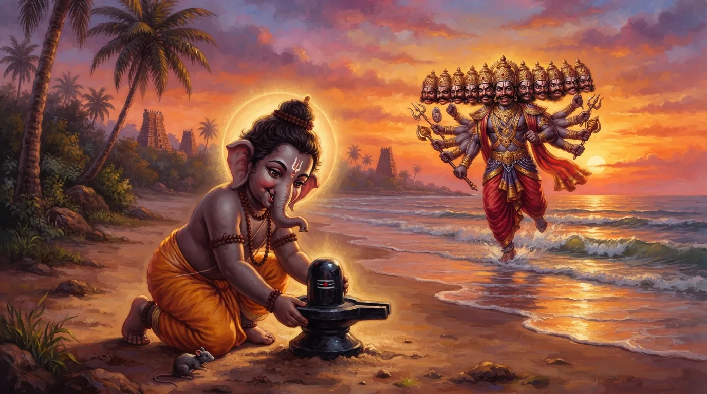 रावण की एक भूल और गणेश की चतुराई: गोकर्ण की कथा