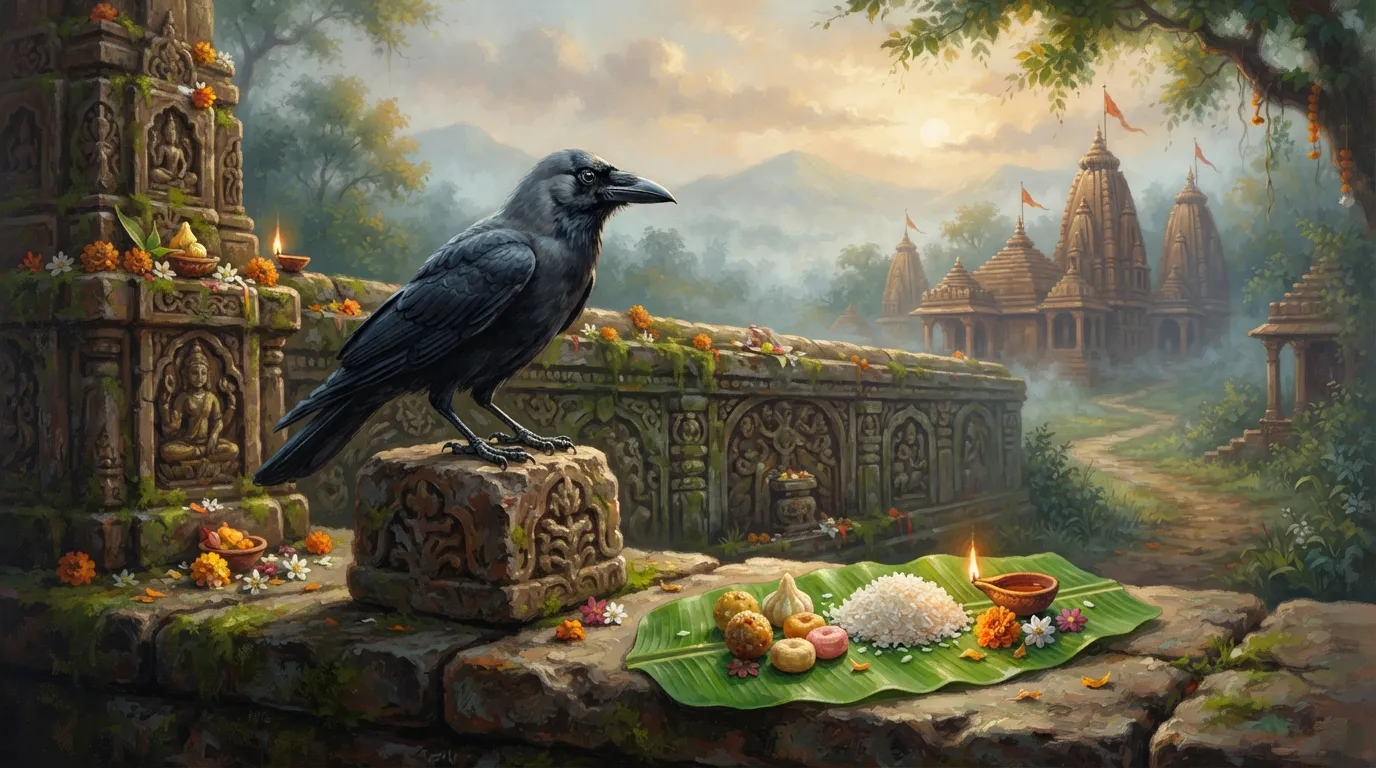श्राद्ध में कौओं को भोजन क्यों कराते हैं? जानें पितरों से जुड़ा गहरा रहस्य